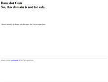 Tablet Screenshot of dane.com